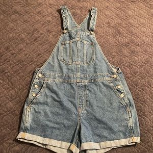 Old Navy NWOT Slouchy Non-Stretch Shortalls